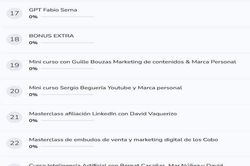 Contenido extra y algunos BONUS de Partner360 Academy